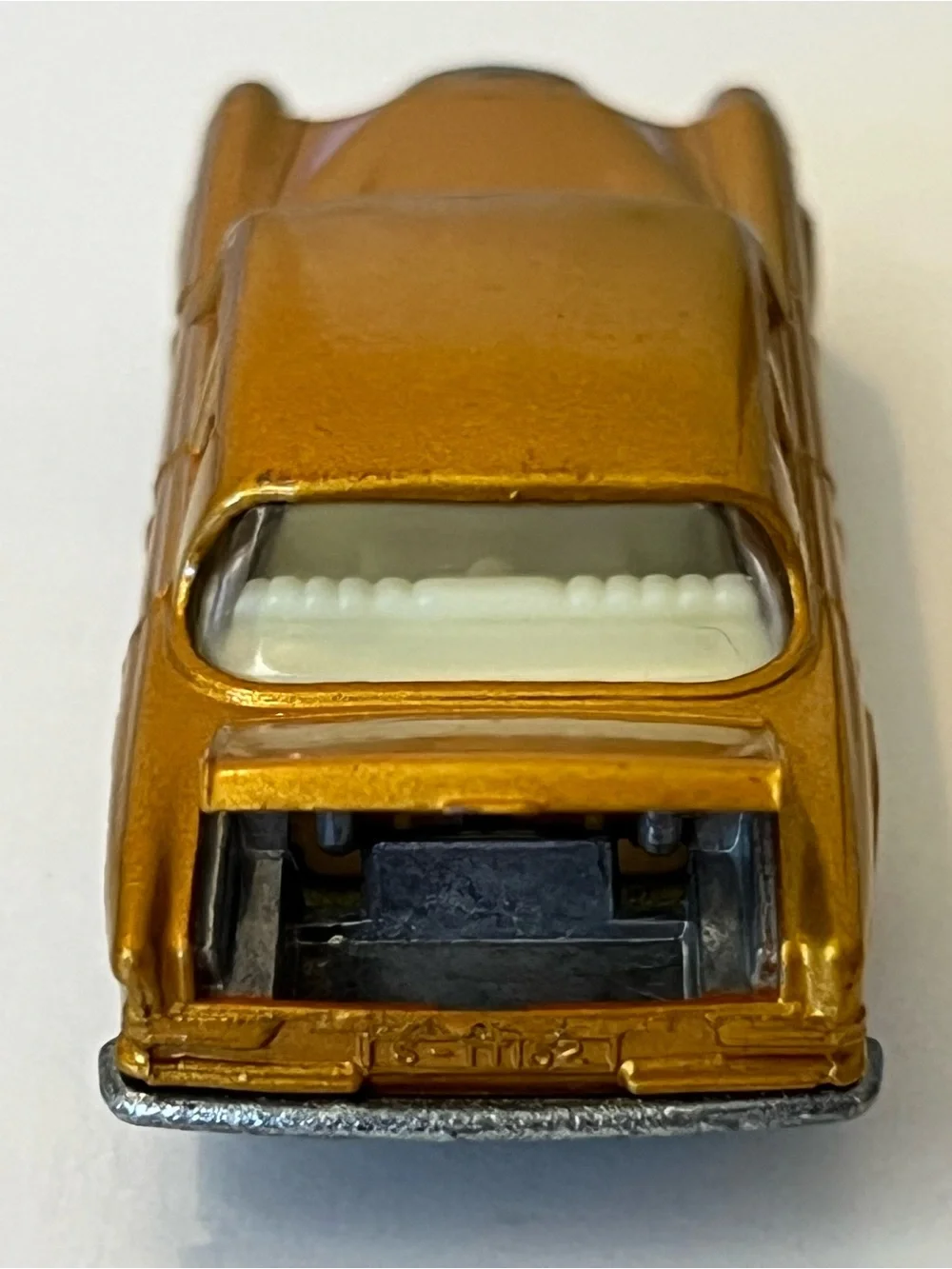 Vintage Matchbox No. 46 Mercedes 300SE Lesney England Metallic Gold